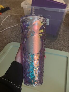 Starbucks Iridescent Faceted Tumbler - Purple/Blue/Gold